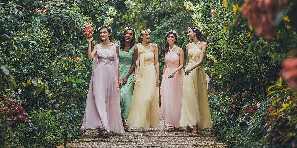 The 5 Best Fabrics For Summer Brides & Bridesmaids