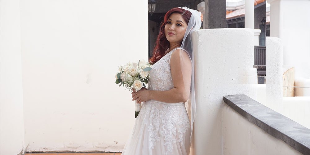 the pure happiness, the gorgeous dress are meant so much for this couple