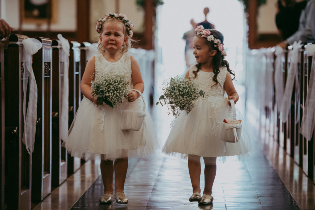 Flower girl sale holding ideas