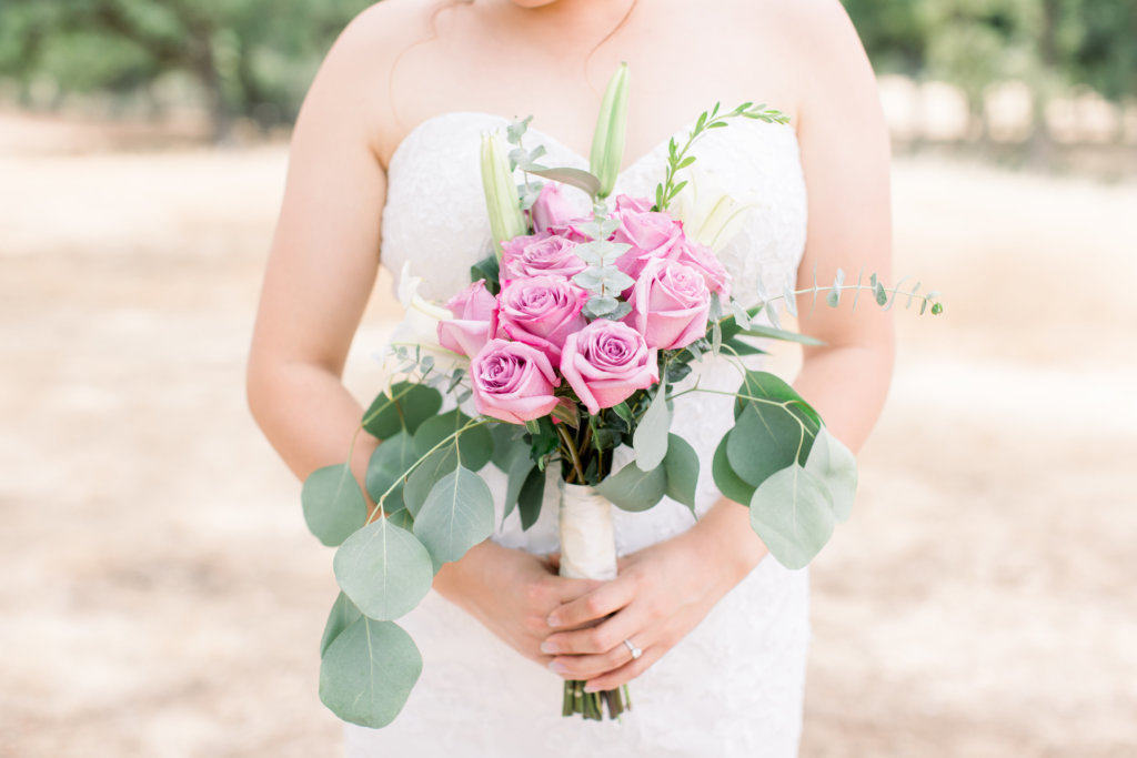 close-up photo of our stunning bride