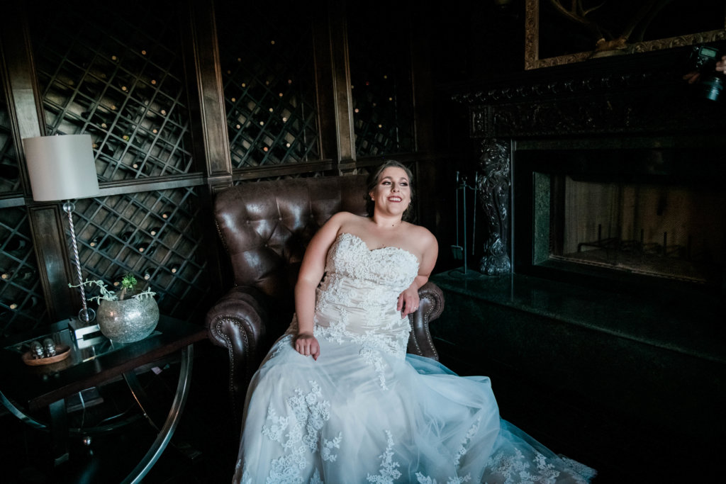 a bride who has a dress vision