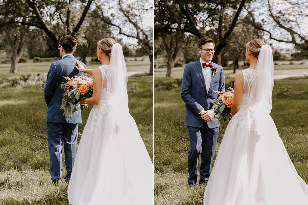 We had a first look and when he turned around he had the biggest grin on his face.