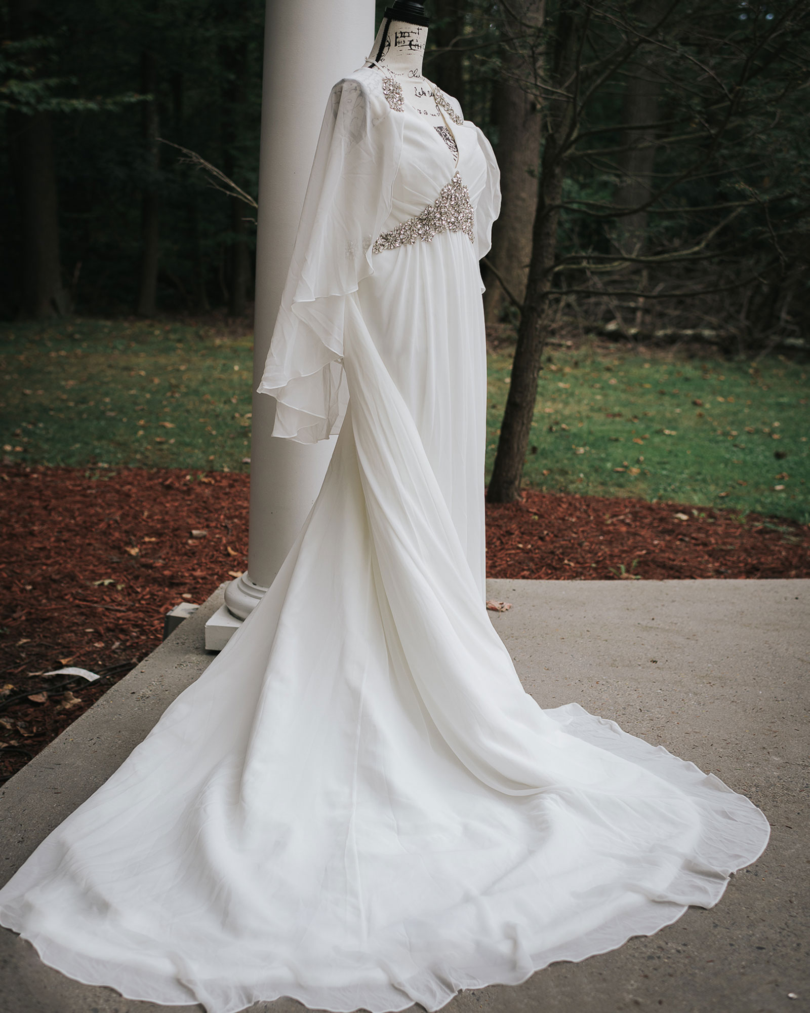 princess leia inspired wedding dress