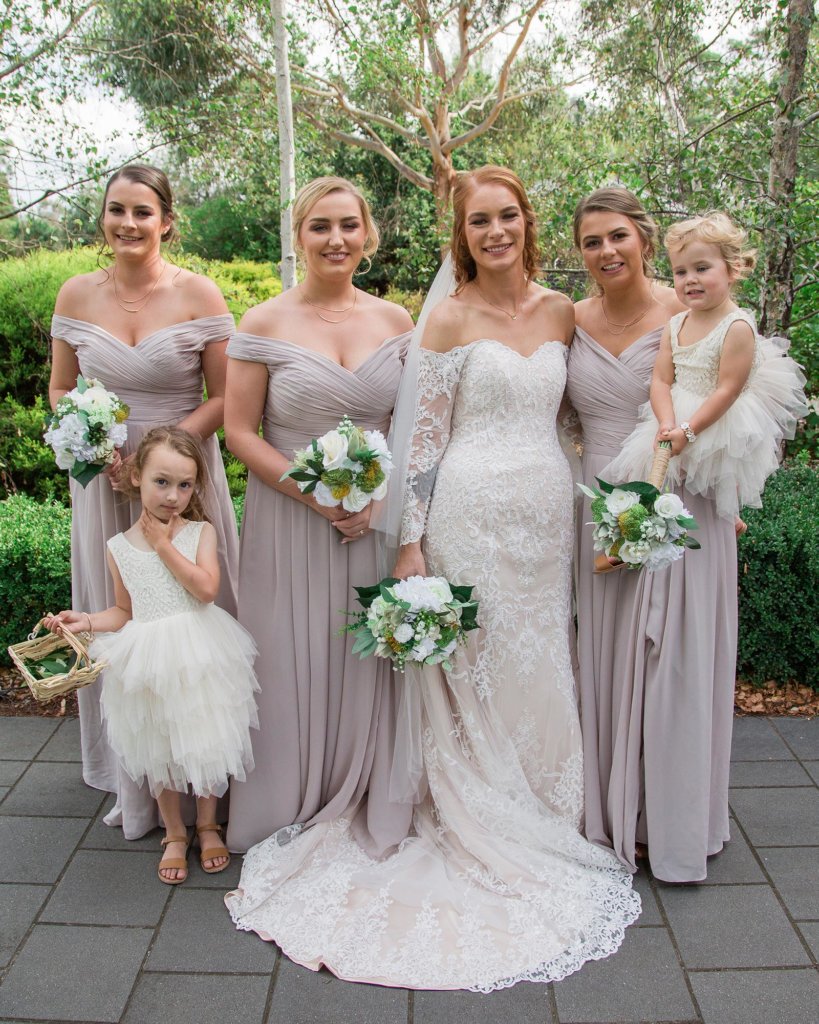 I chose CocoMelody bridesmaid dresses for my girls