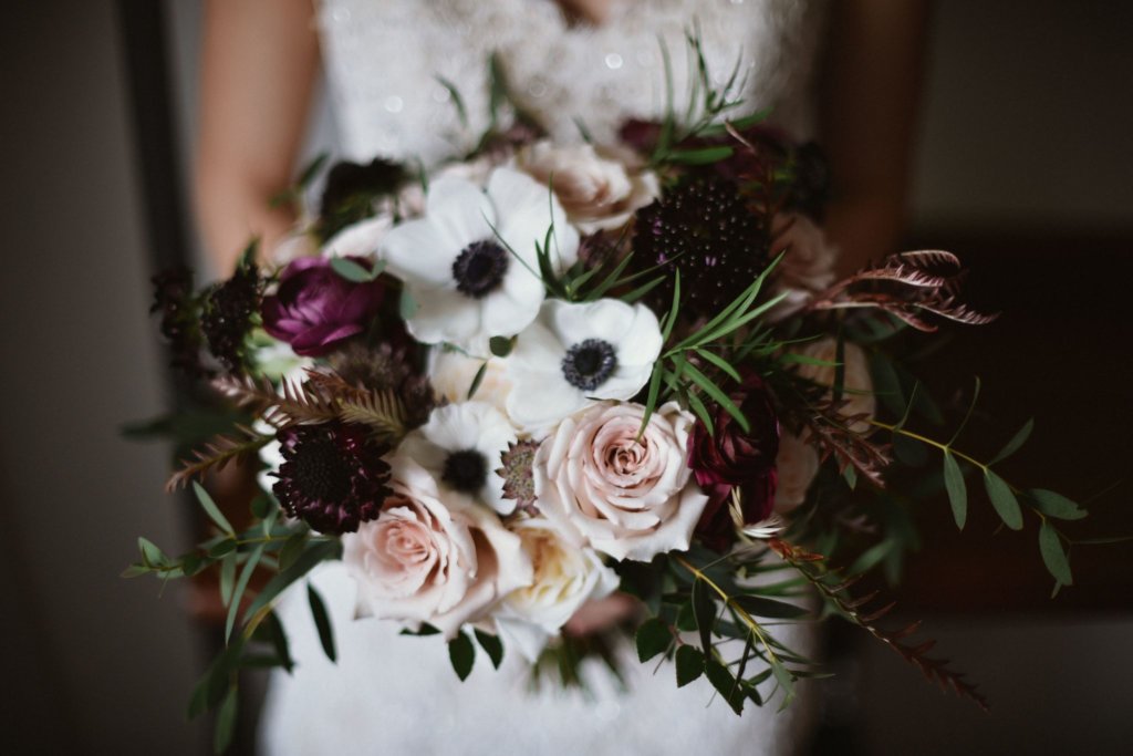 Carry a replica bouquet.