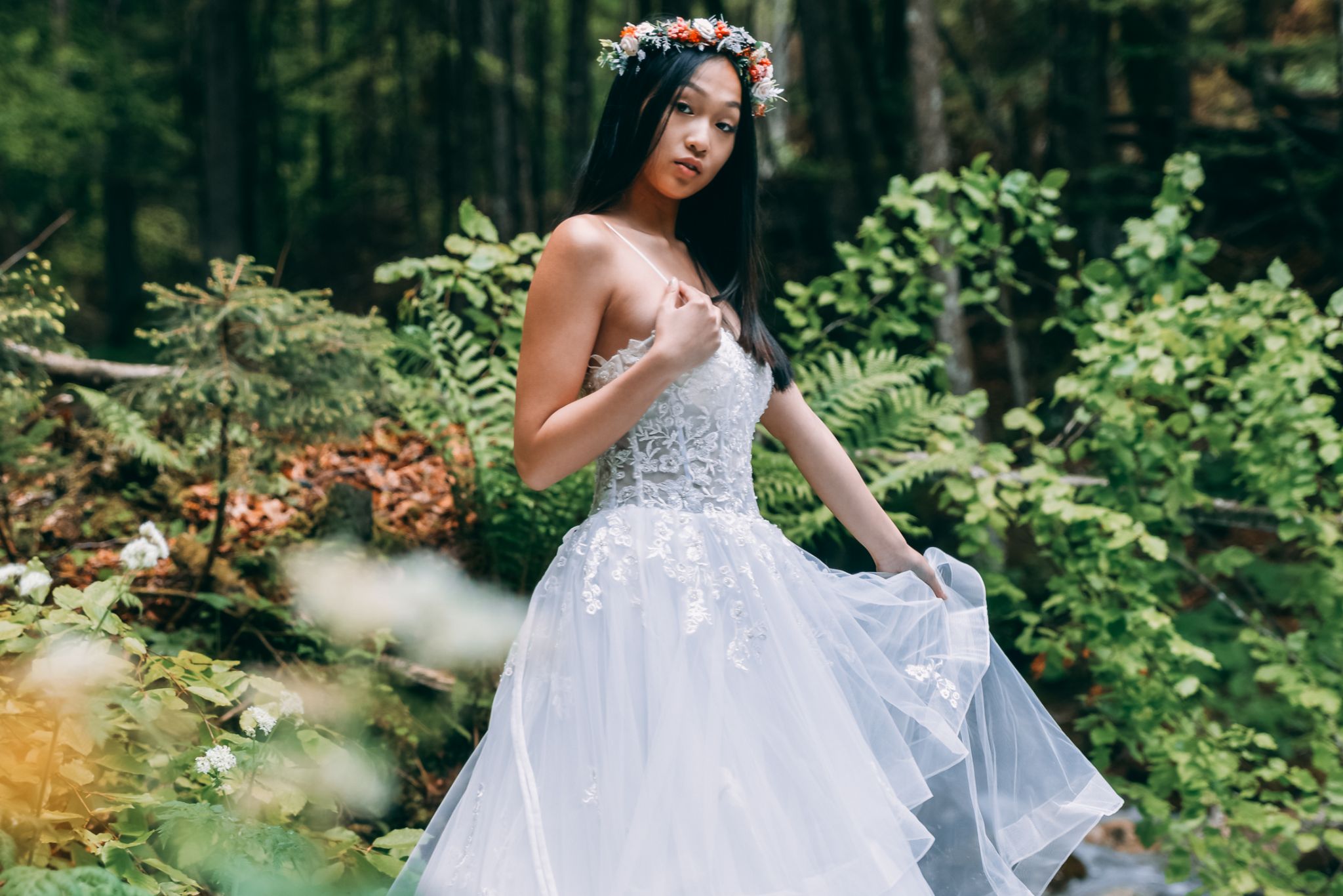 Techniques to Make a Wedding Dress Longer