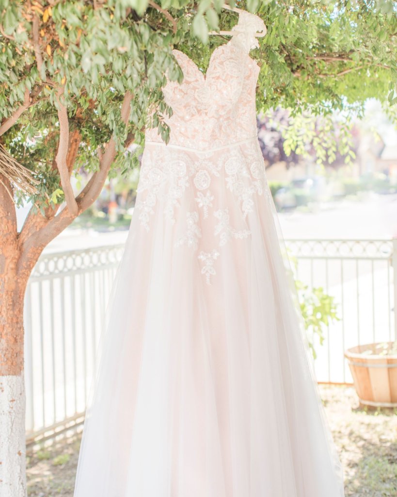 The dress is so gorgeous!