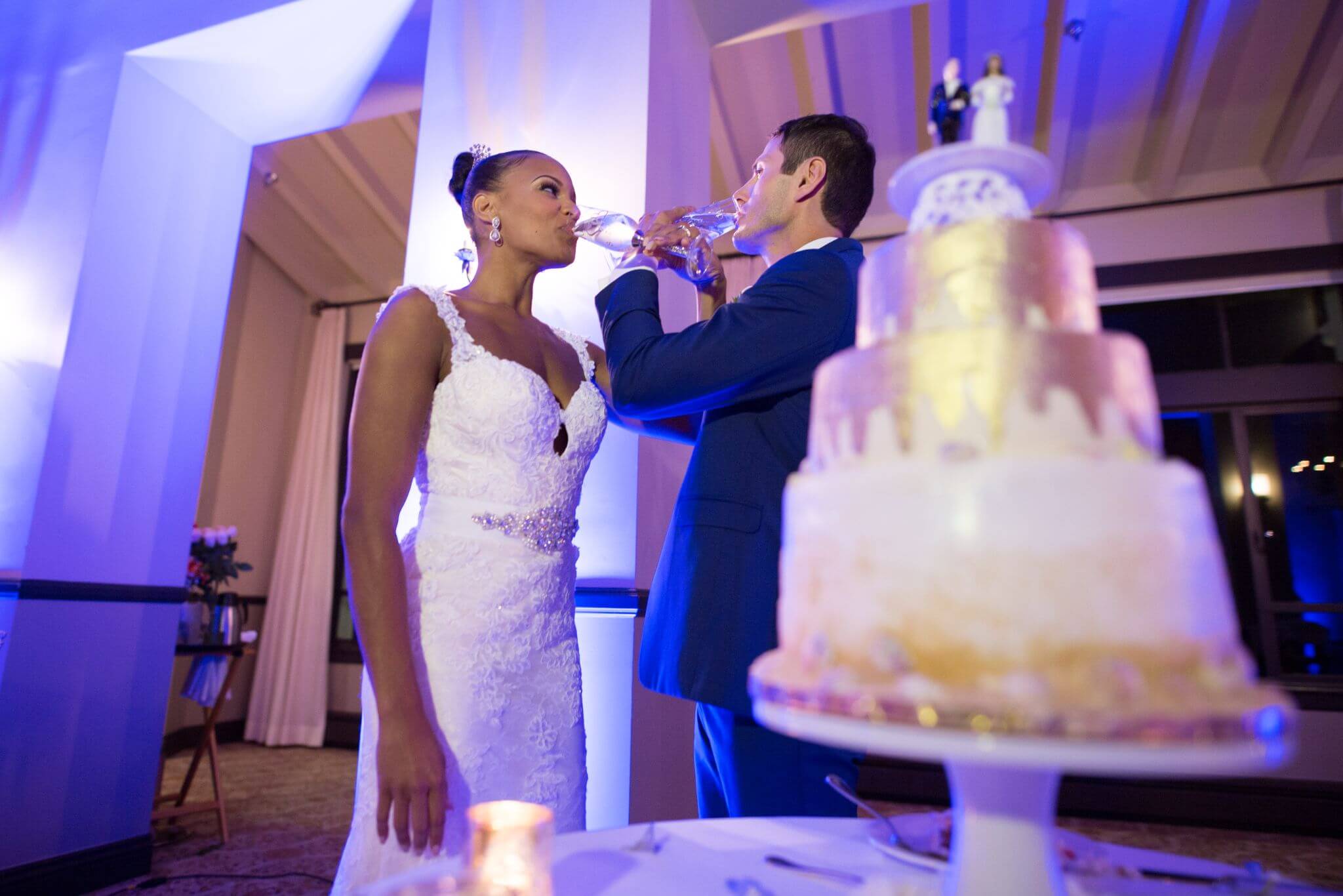 champagne toast wedding