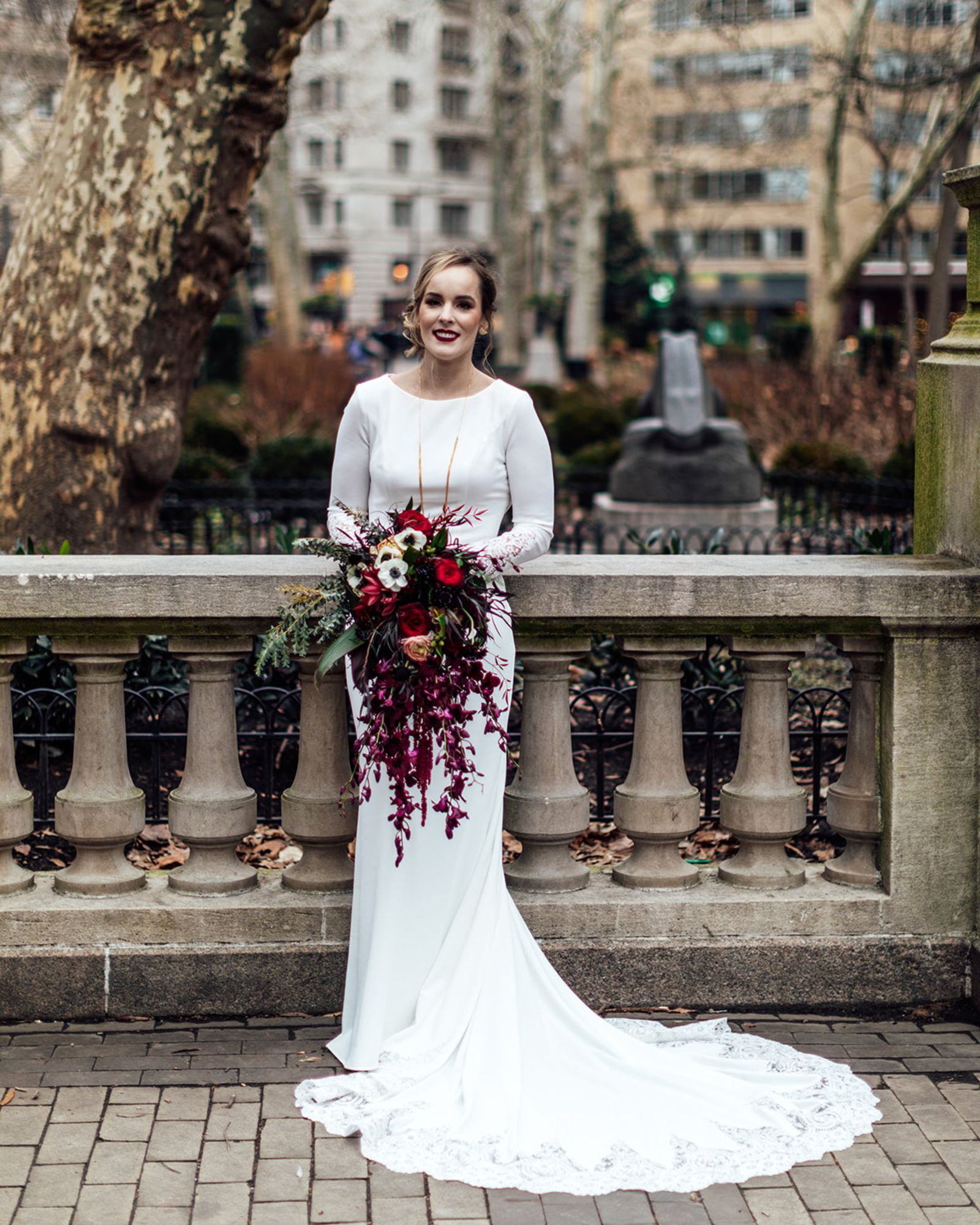 Wedding flowers for winter