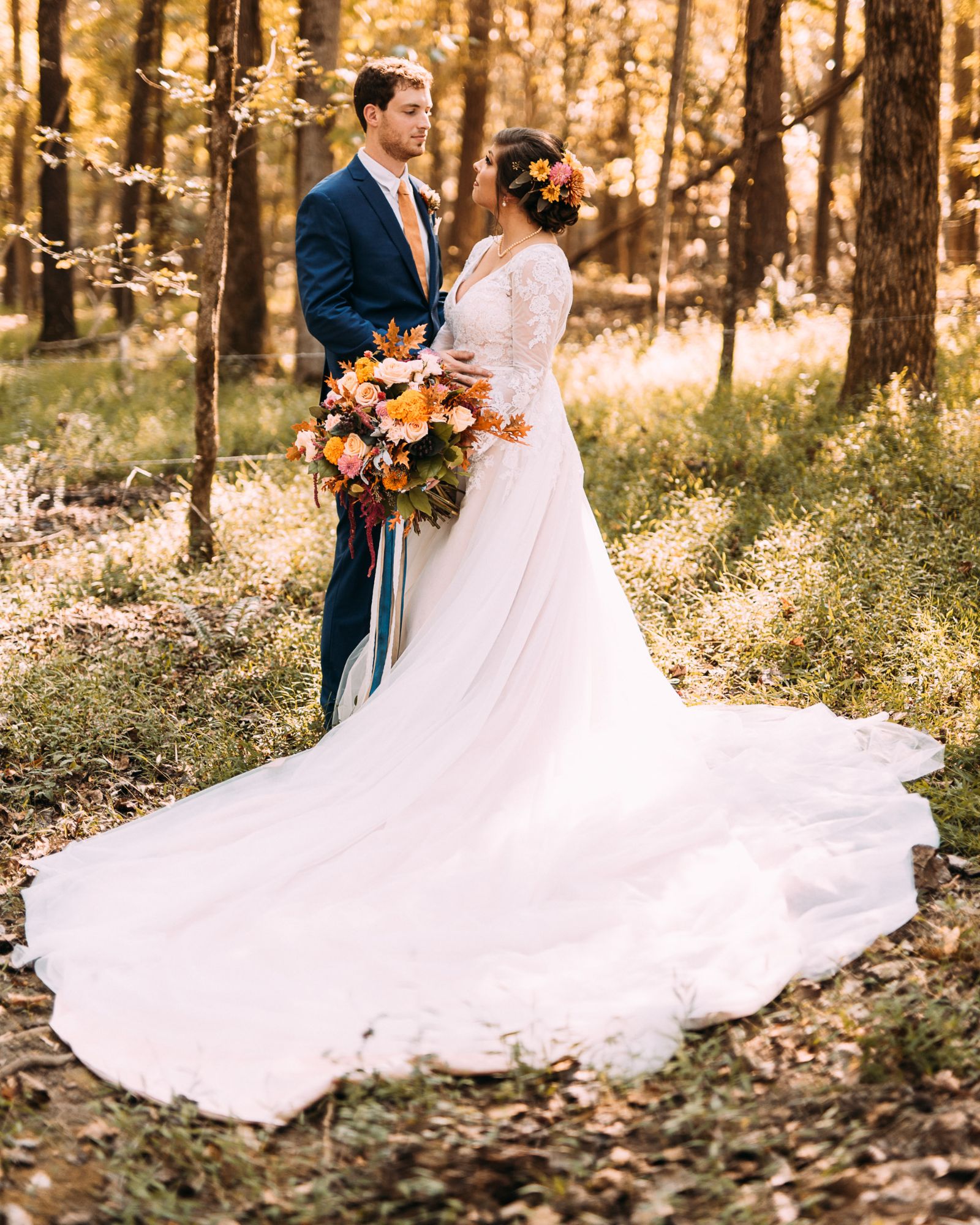 Wedding flowers for fall