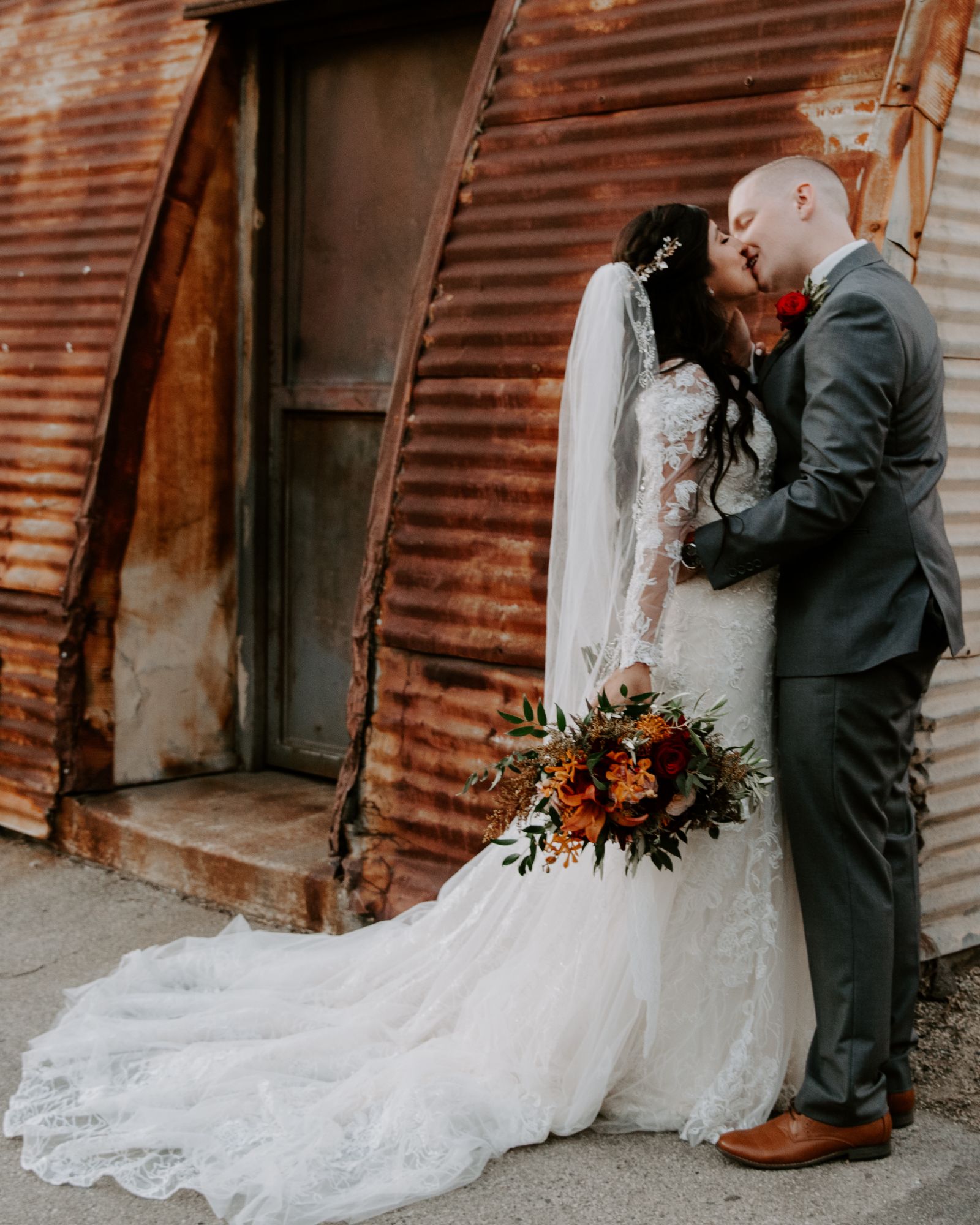 What inspired me to do a boho/rustic wedding was the venue I had my wedding.
