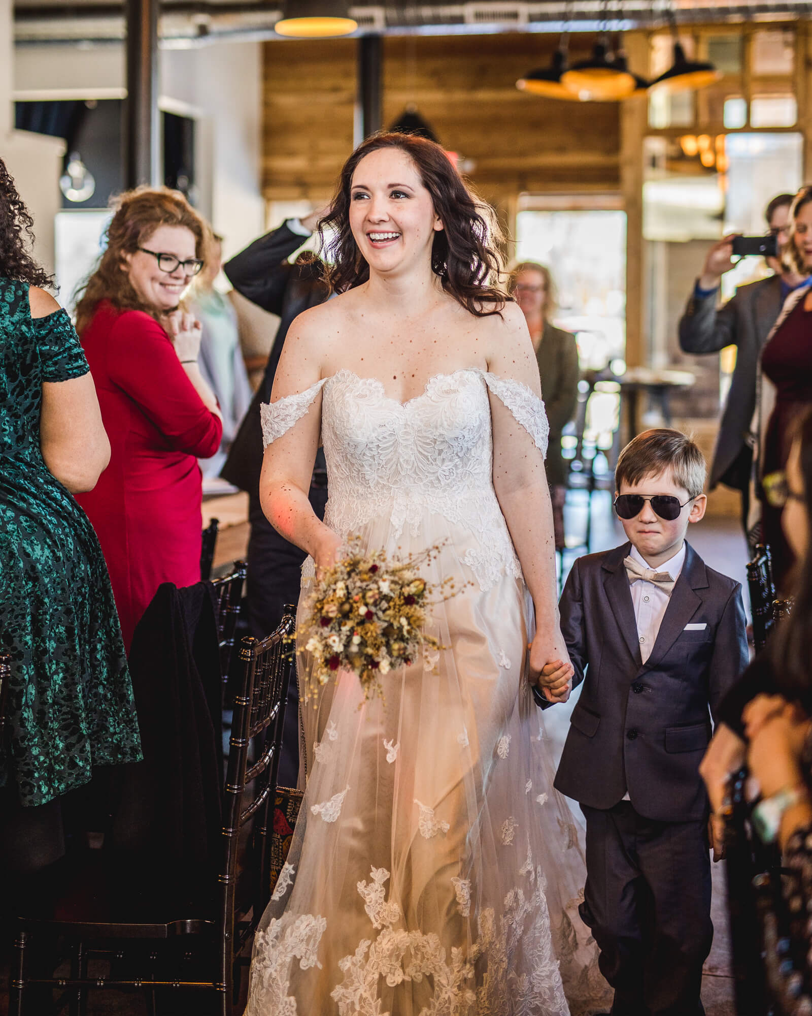 Walking Down the Aisle - Mom's Little Superhero