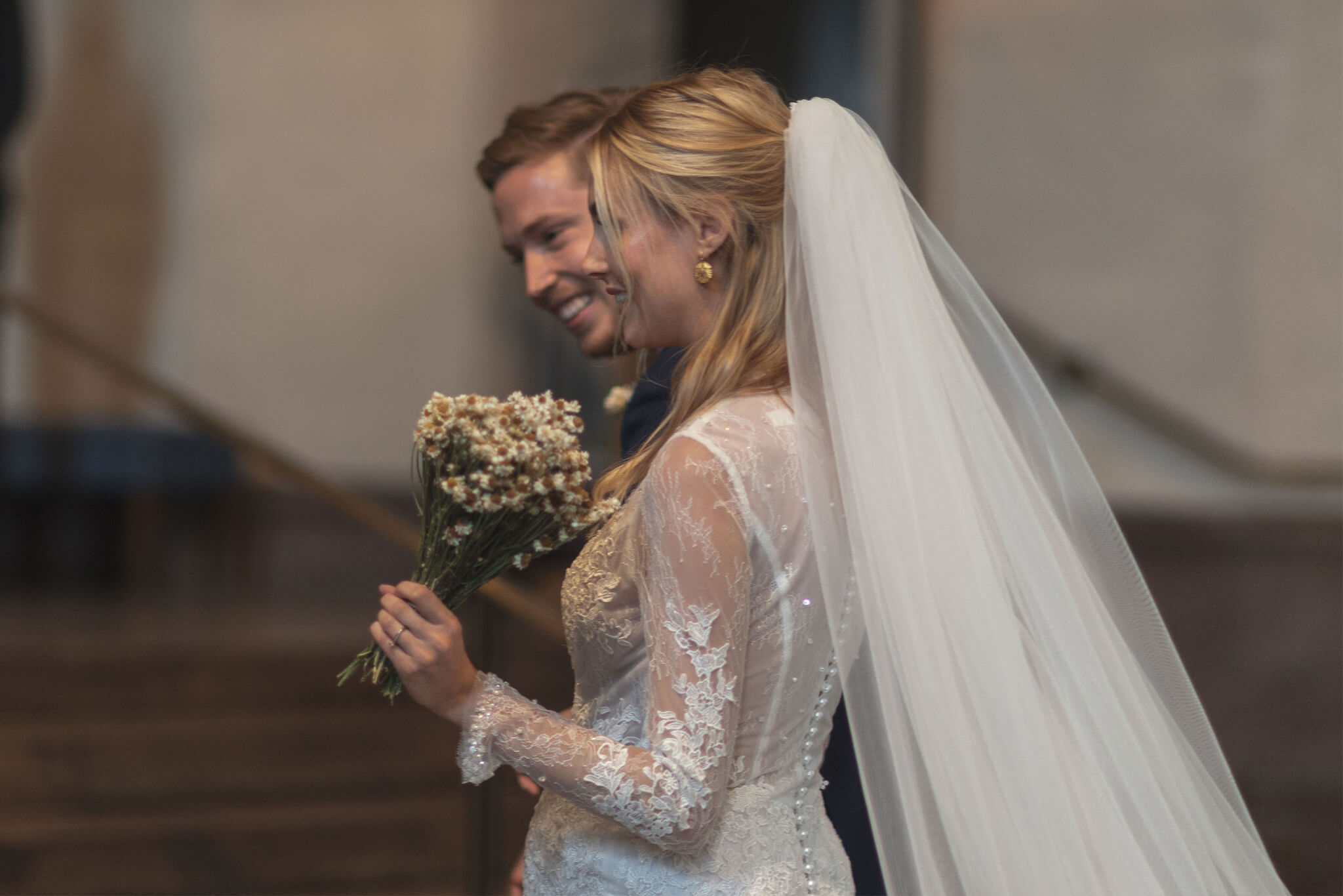 Their Smiles Said It All! Congratulations to the Newlyweds! 