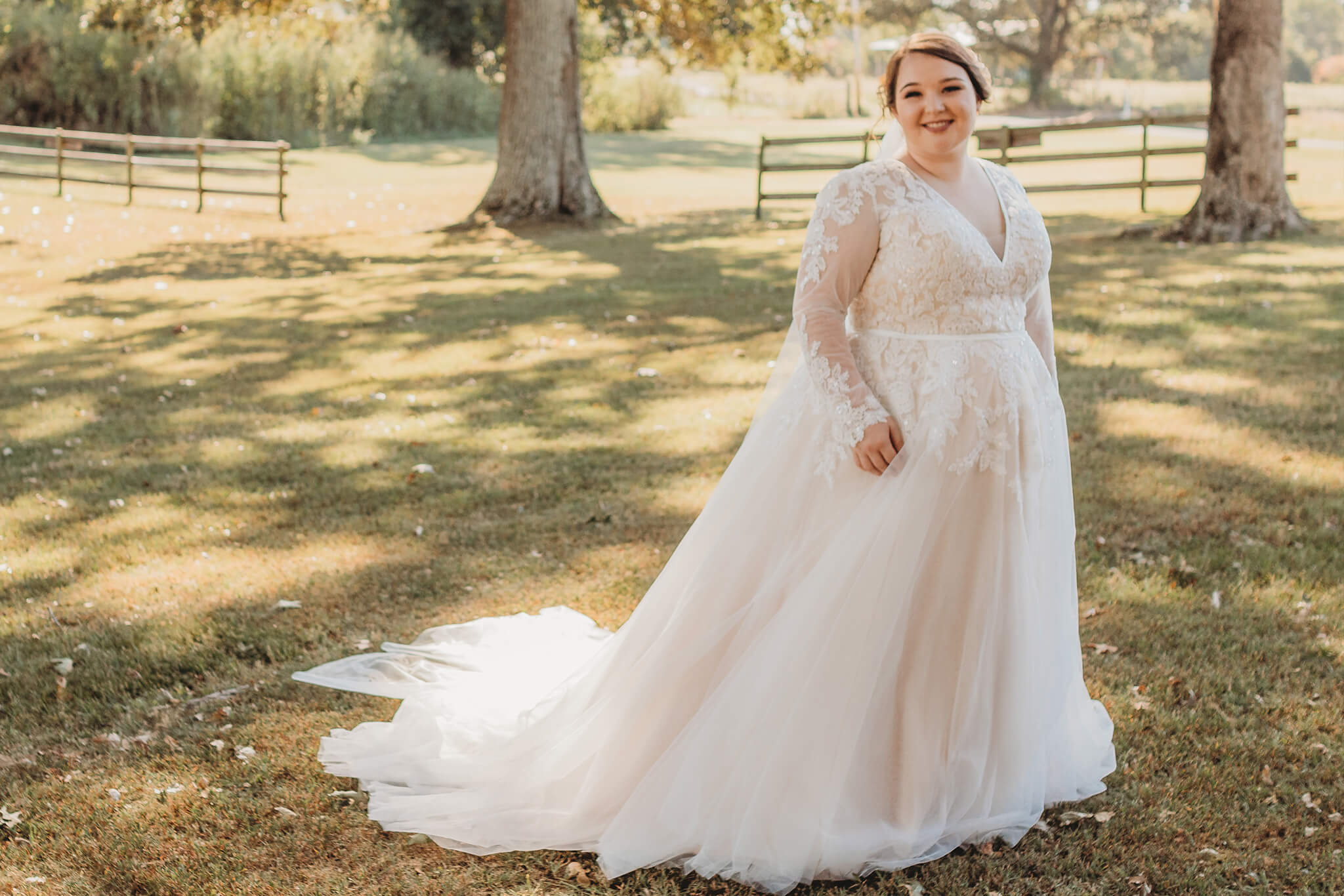 We are in love with Allie's Stunning Bridal Look! 