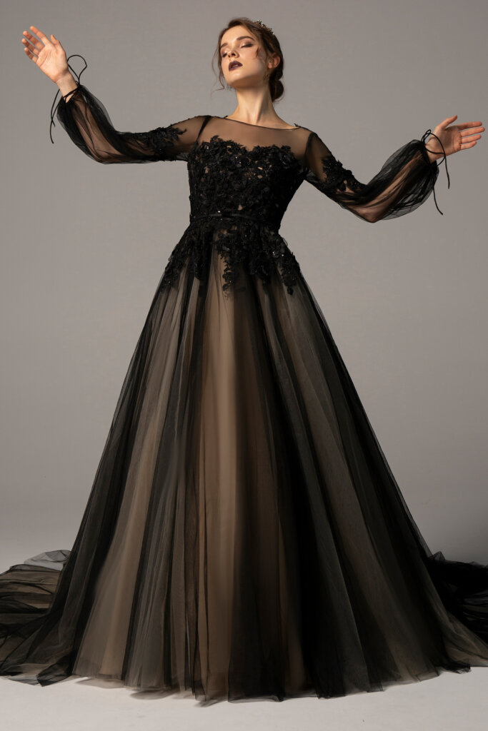 Cocomelody Black Wedding Dresses - CW2335
