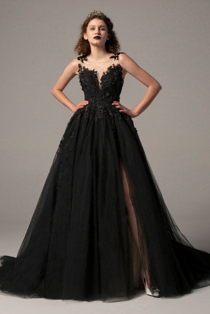 Cocomelody Black Wedding Dresses - CW2338