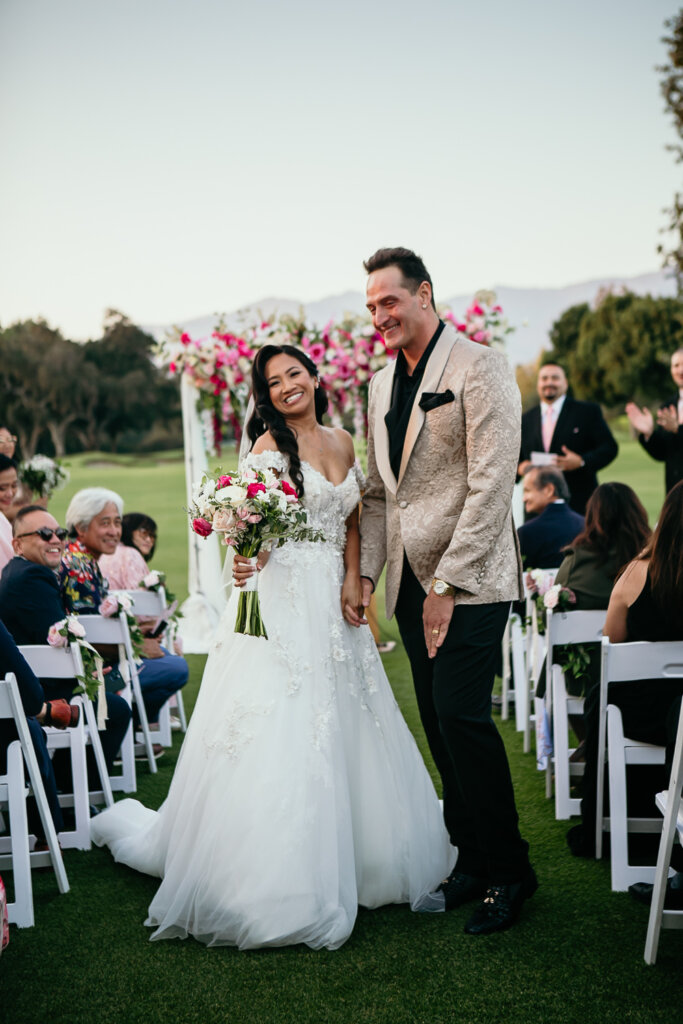 a line tulle and lace wedding dress, disney wedding.