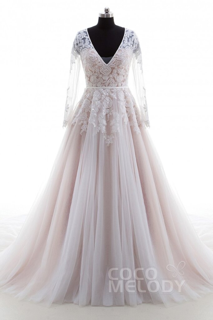 elegant royal wedding inspired long sleeve lace dress