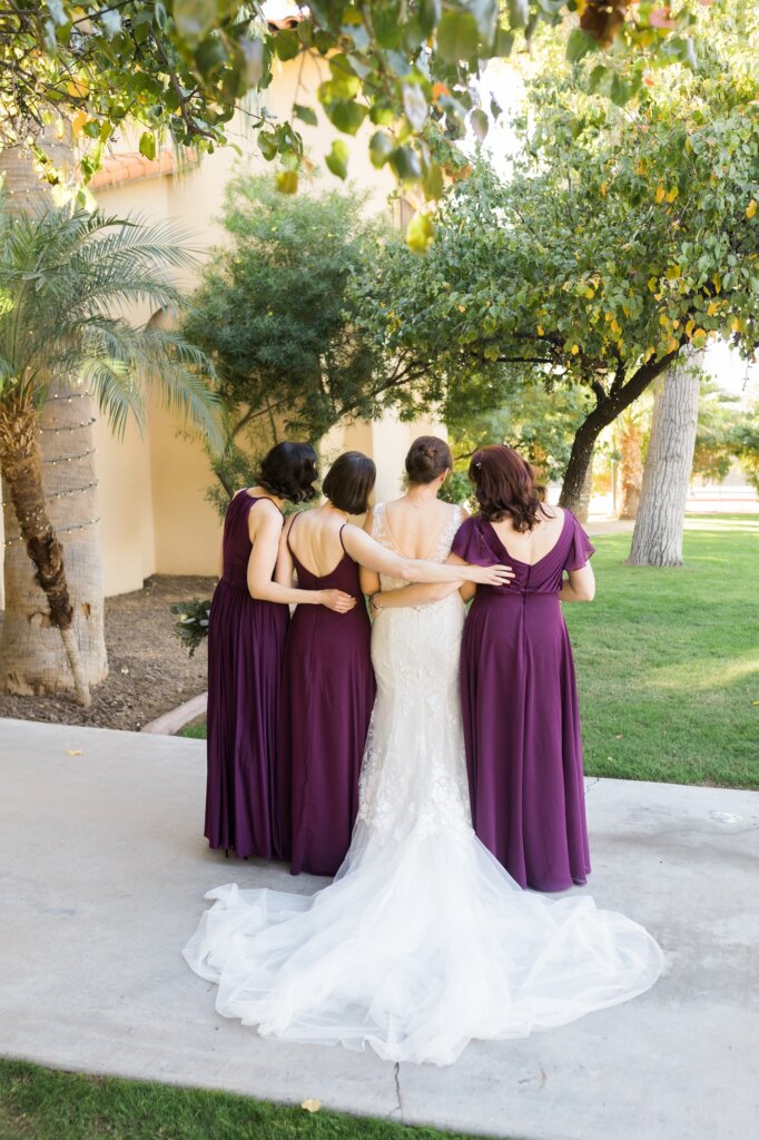 purple bridesmaid dresses ideas