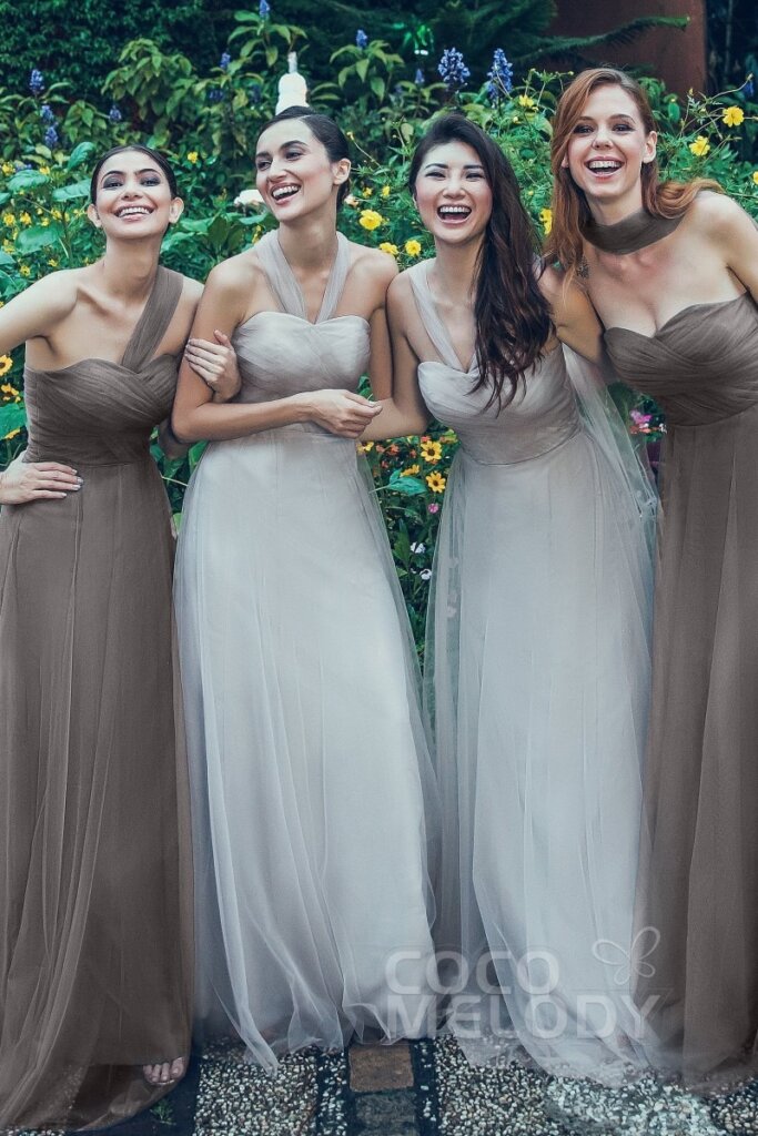 tulle bridesmaid dresses