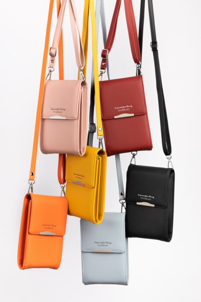 Lässige PU-Cross-Body-Handytaschen