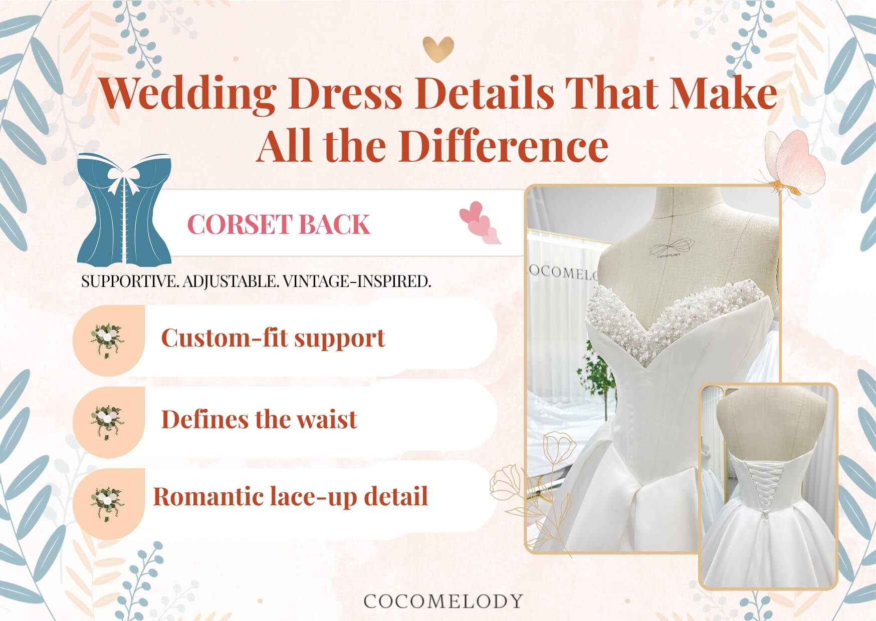 Corset Back Wedding Dresses