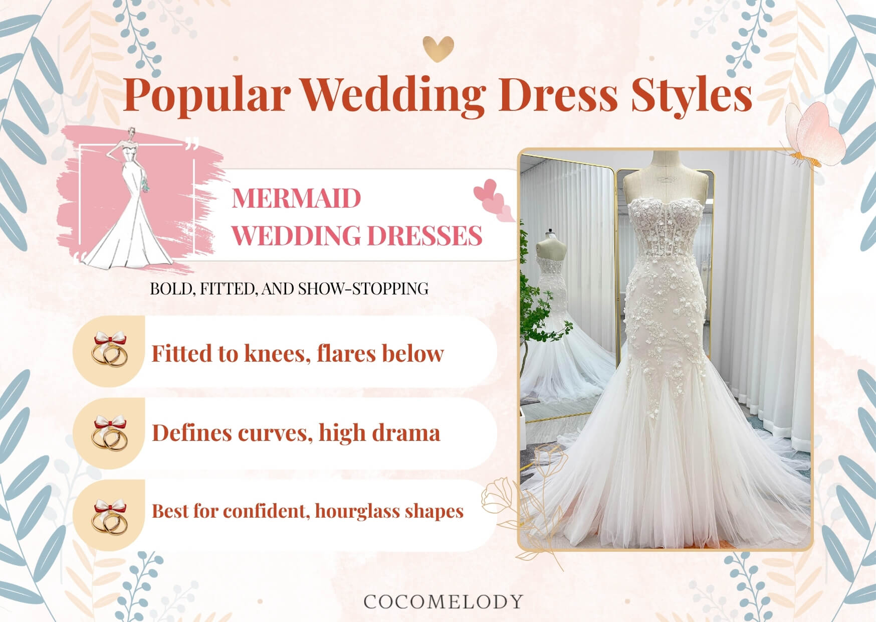 Mermaid wedding gowns