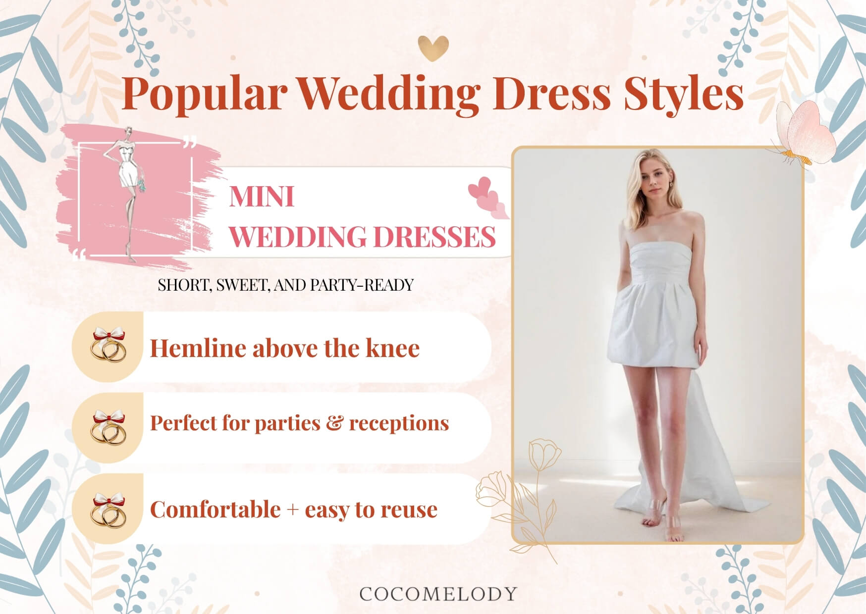 Mini wedding dresses