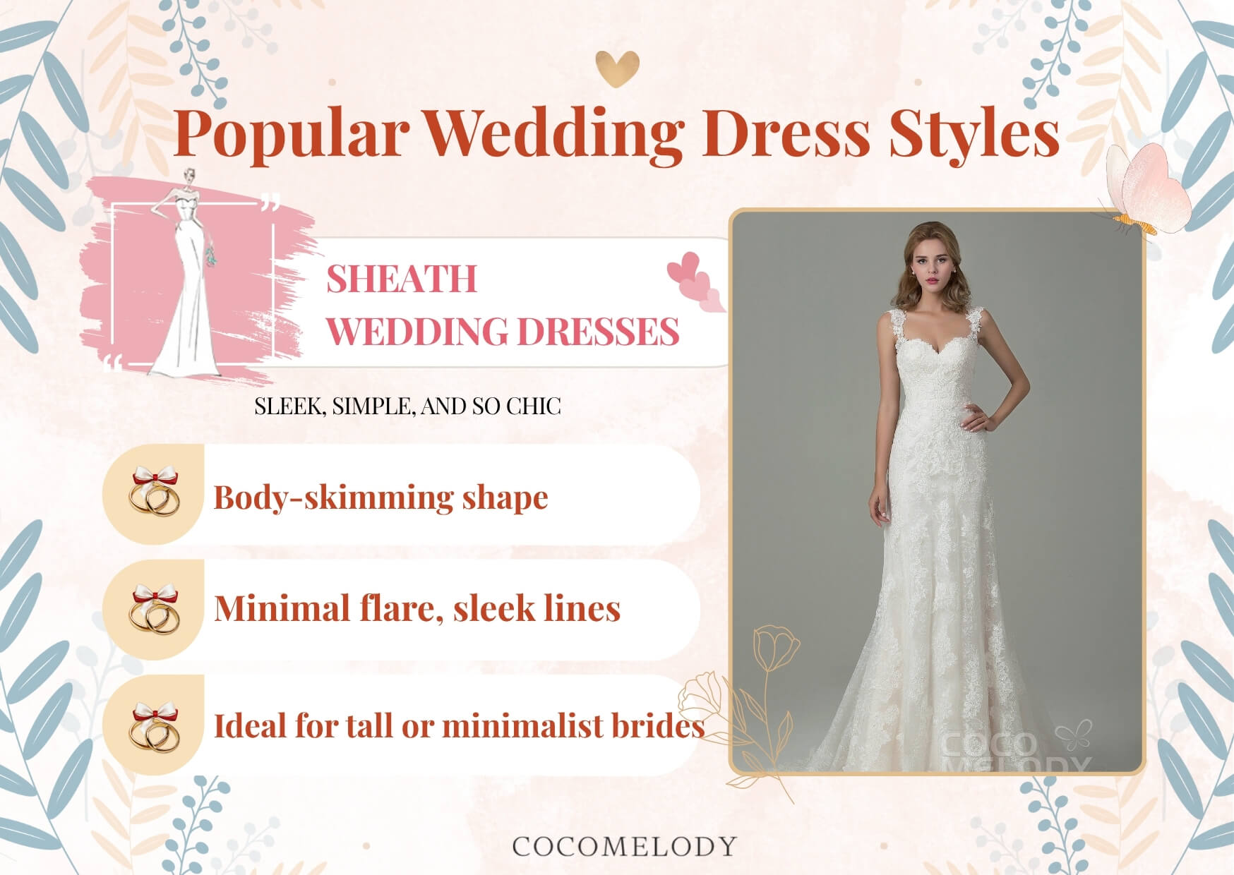 Sheath Wedding Dresses