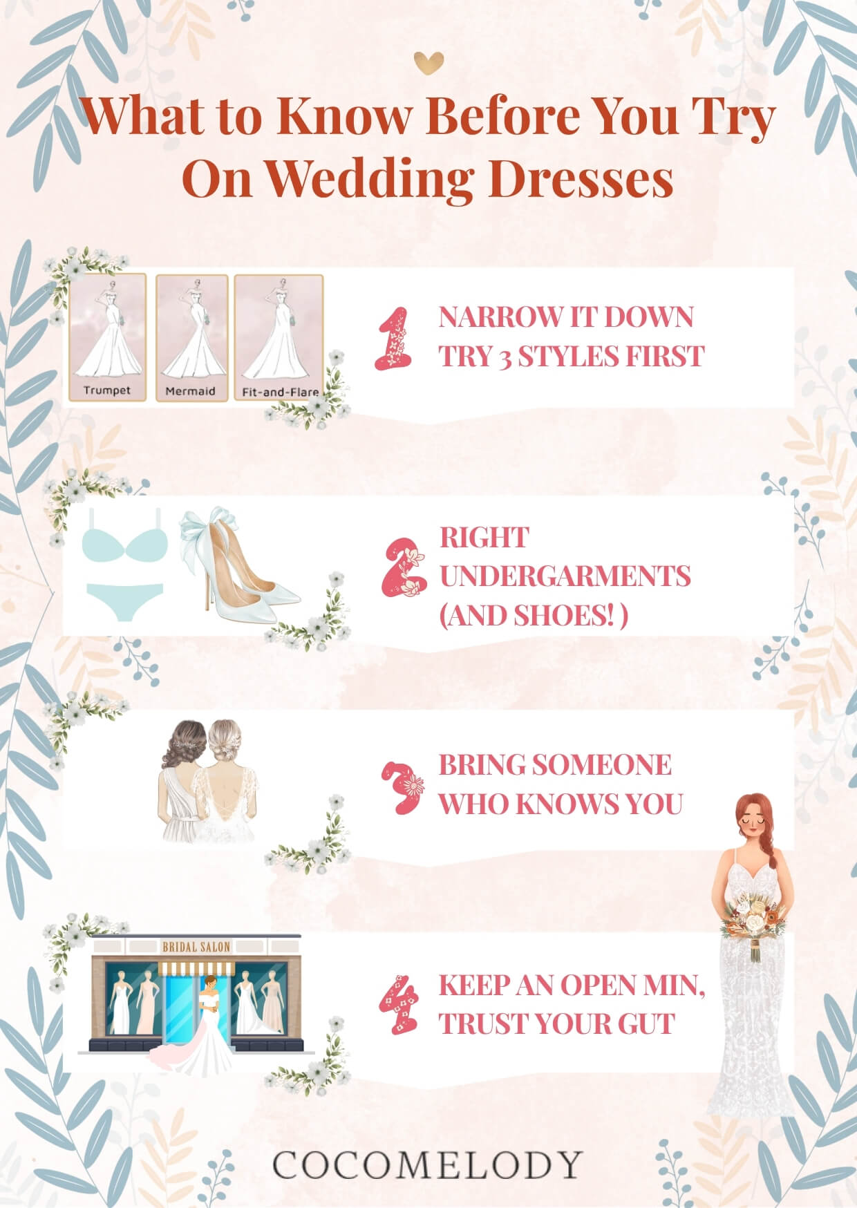 What to Know Before You Try On Wedding Dresses