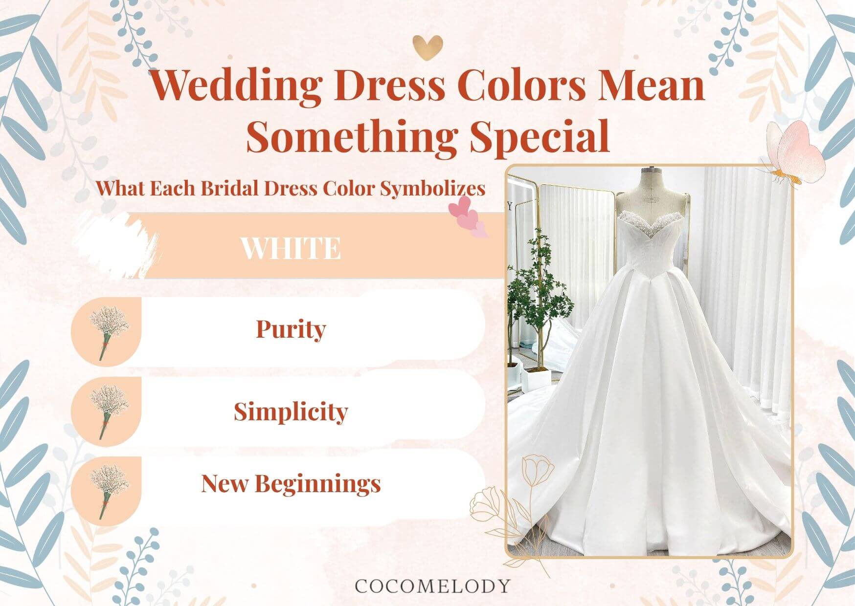 Wedding Dress Colors Means - White