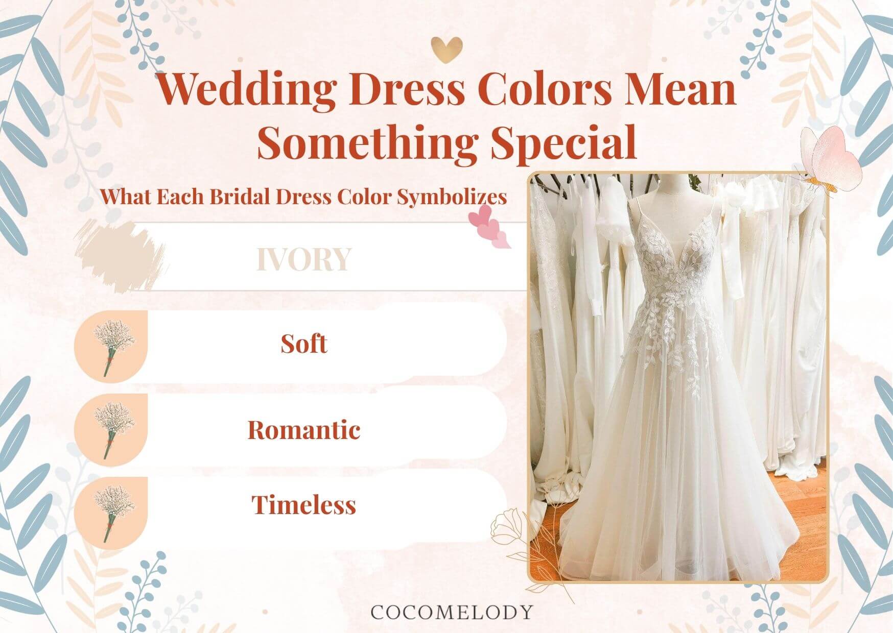 Wedding Dress Colors Means - Ivory