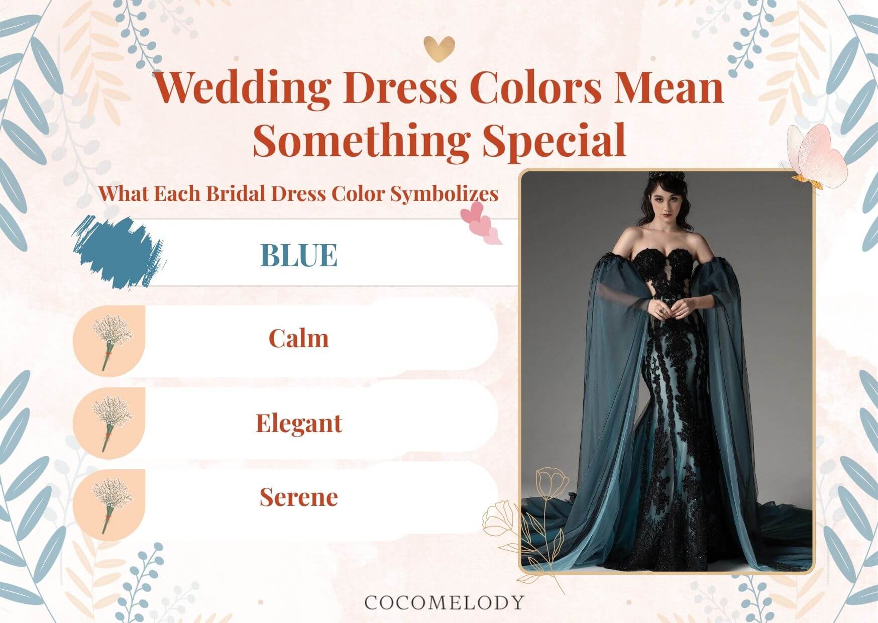 Wedding Dress Colors Means - Blue