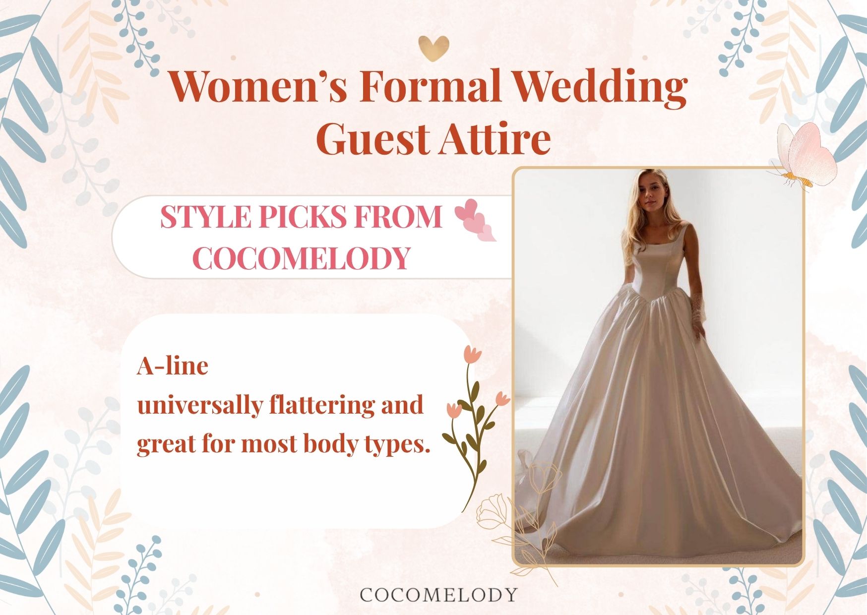 Women’s Formal Wedding Guest Attire -A-line
