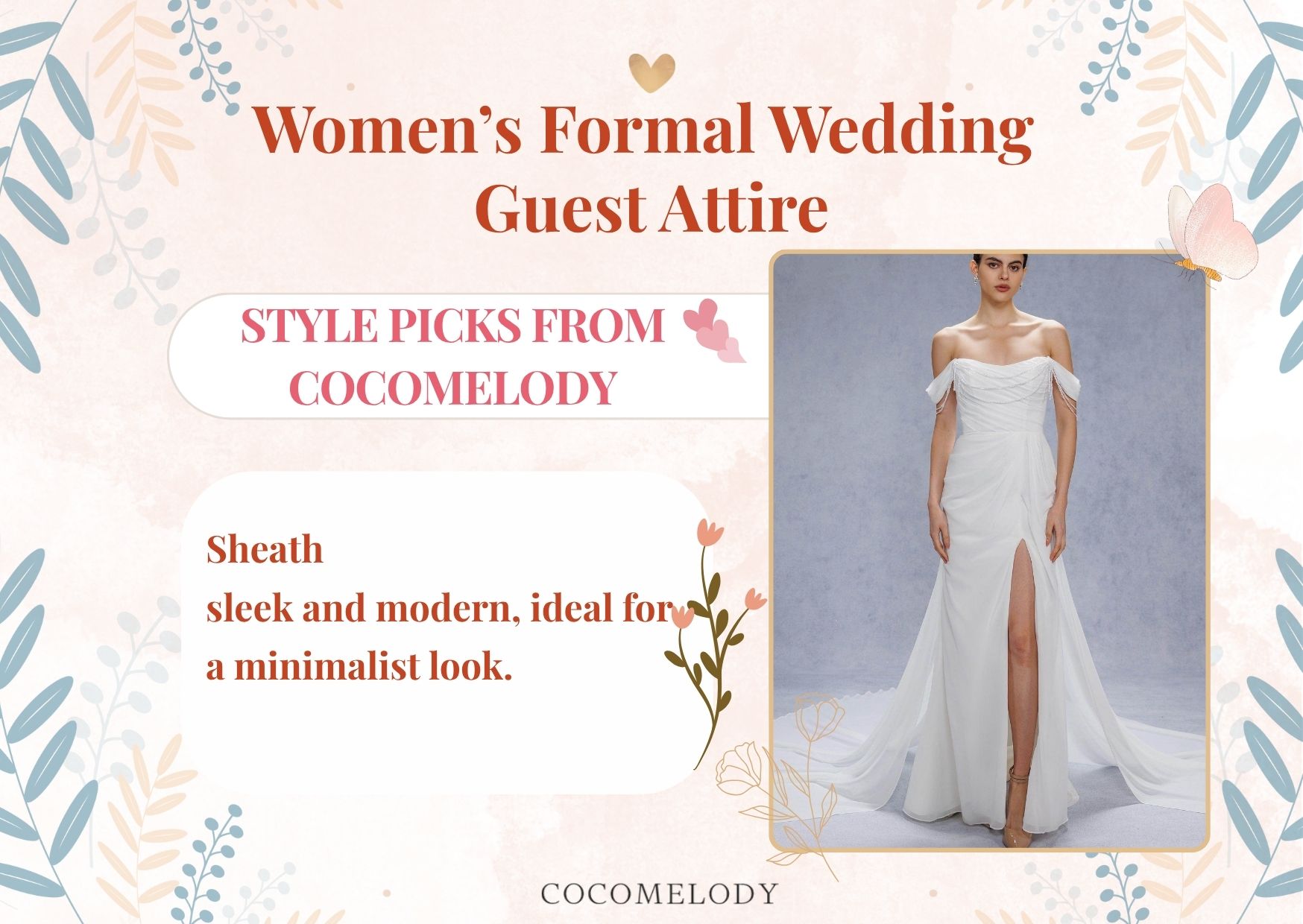 Women’s Formal Wedding Guest Attire -Sheath