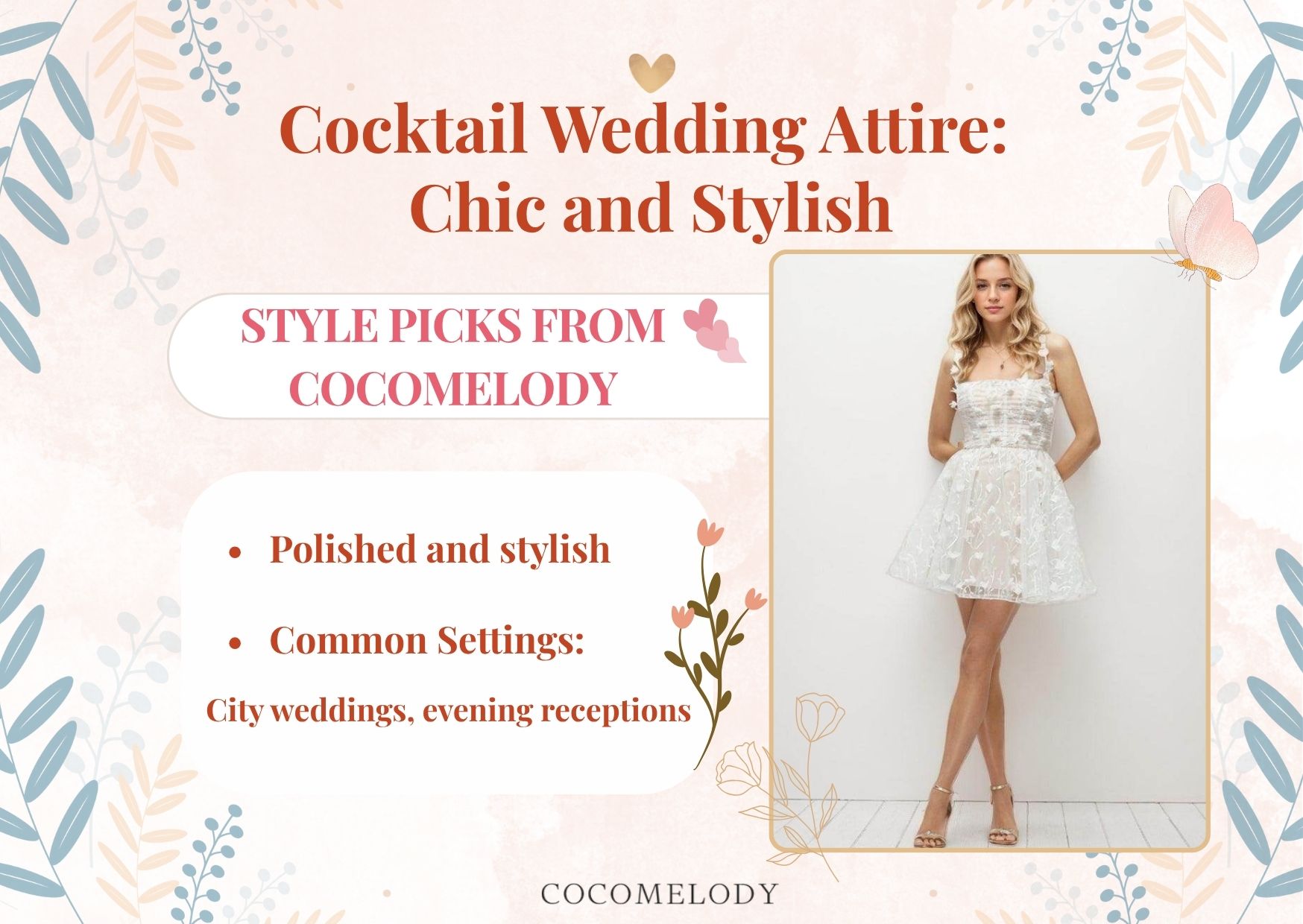 Cocktail Wedding Attire: Chic and Stylish