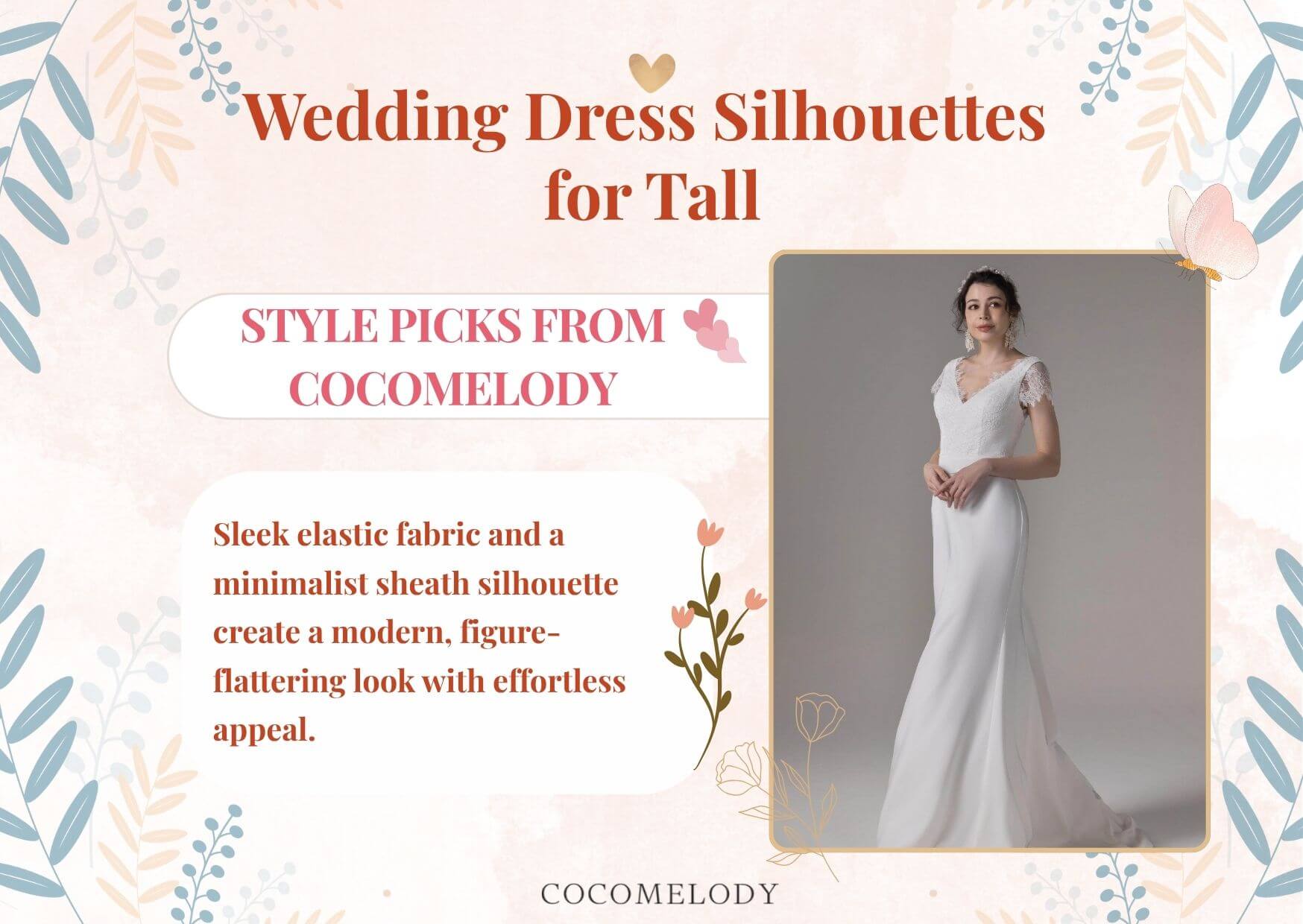 Wedding Dress Silhouettes for Tall