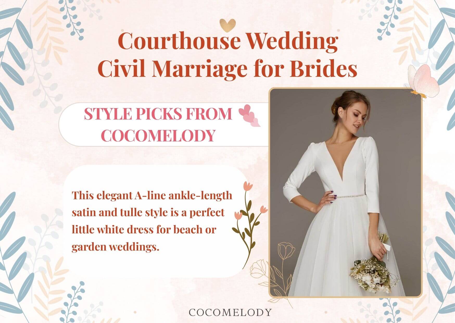 Civil Marriage Outfit Ideas for Brides