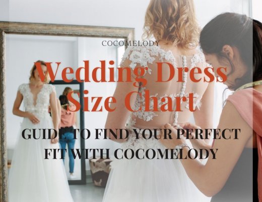 Wedding Dress Size Chart: Guide to Find Your Perfect Fit with Cocomelody